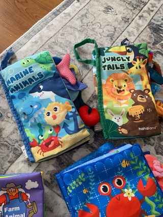 Lote de libros sensoriales para bebés