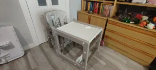 Trona para bebé con bandeja