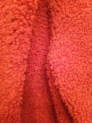 Abrigo borreguito naranja