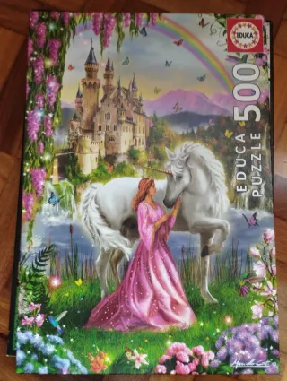 Puzzle Educa 500 Piezas Castillo Unicornio