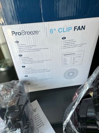 Ventilatore ProBreeze 6 con Clip