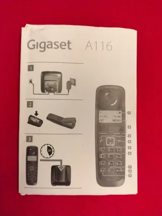 Teléfono Siemens A116 Inalámbrico Impecable.