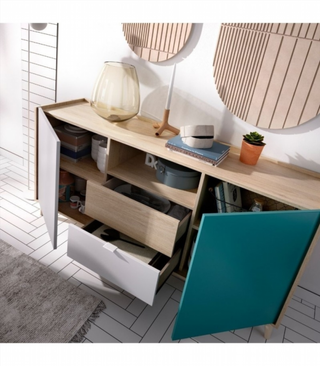 Aparador 2 puertas 2 Cajones.