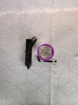 Kit Linterna UV 365 nm + Gafas de protección