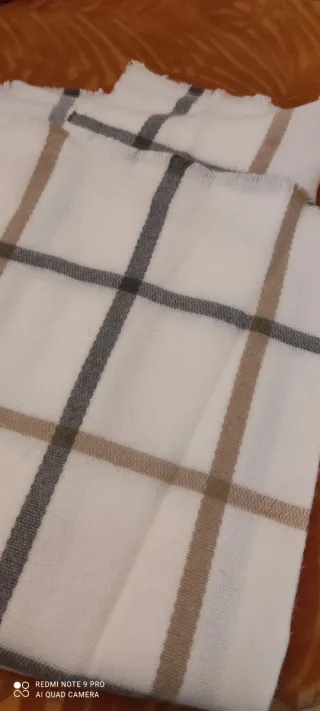 Bufanda Zara cuadros XL