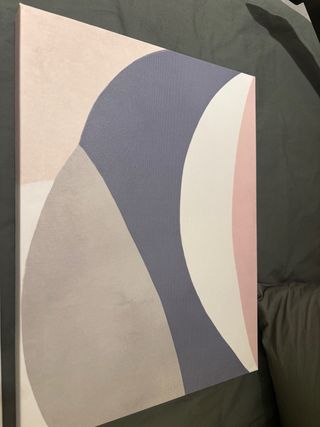 Set di 2 quadri astratti su tela