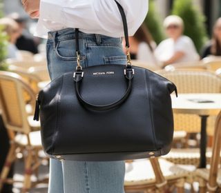 Borsa Michael Kors Riley Pelle Nera