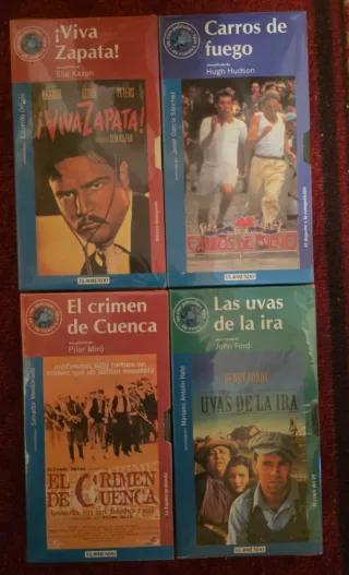 Lote 4 películas VHS