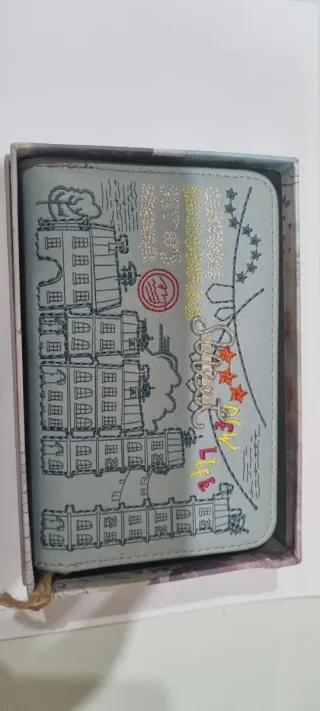 Billetera Sweet Candy Azul con Diseños