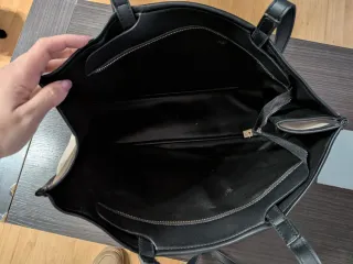 Bolso Tote Bag Beige Peludo