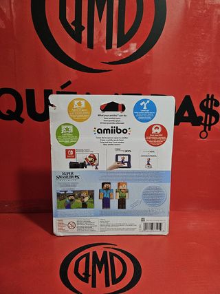 Amiibo Super Smash Bros Minecraft, Nuovo.