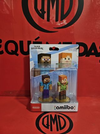 Amiibo Super Smash Bros Minecraft, Nuovo.
