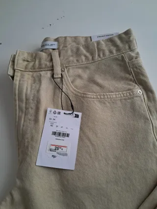 Pantalón Bershka Straight Vintage Talla 40