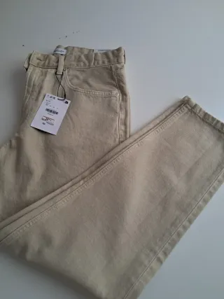 Pantalón Bershka Straight Vintage Talla 40