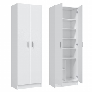 Zapatero Alto 2 Puertas. Blanco