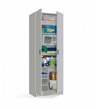 Zapatero Alto 2 Puertas. Blanco