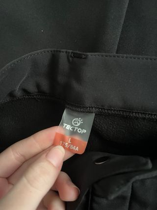 Pantalón formal/de trabajo recto negro