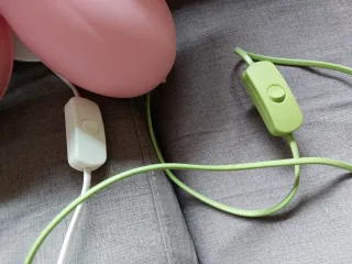 2 Apliques Luz Infantil Ikea Flor y Mariquita