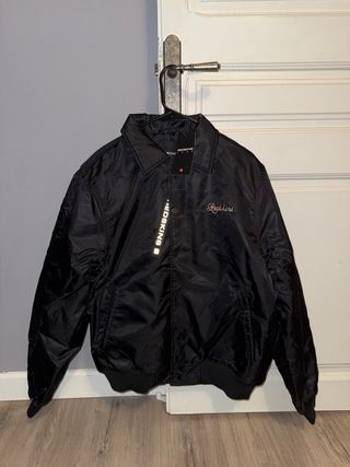 Bomber Redskins Dragón Rojo Negro