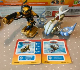 Skylanders Superchargers Jet Vac Legendario+avion