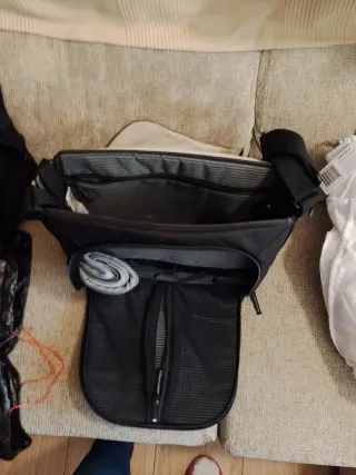 Bolso cambiador bebé negro