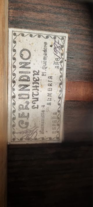 Guitarra Gerundino Fernández 1987