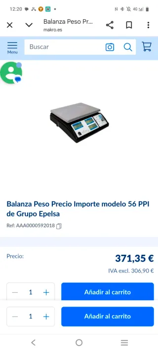 Báscula Elpesa 56ppi