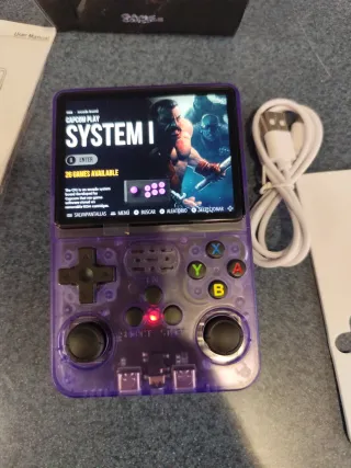 Consola Portátil Capcom System Morada 20000 juegos