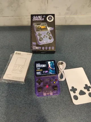 Consola Portátil Capcom System Morada 20000 juegos