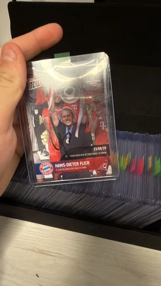 Cromo Hans-Dieter Flick Firmado Champions League