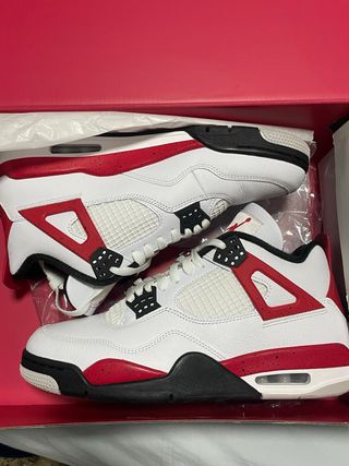 Jordan 4 Retro Rojo Blanco