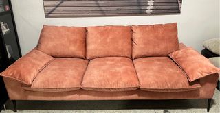 Sofá 3 plazas Gato Preto salmón