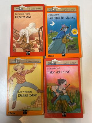 Lote 4 libros Barco de Vapor