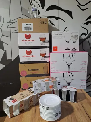 Lote de Vasos y Copas Variados