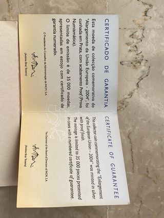 Portogallo 8 Euro, oncia Argento 925