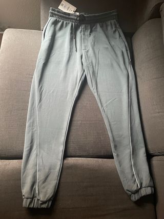 Pantalón Felpa Jogger Bershka - Talla M