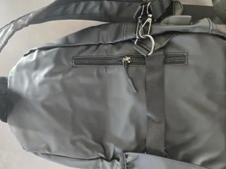 Marsupio nero multitasche a tracolla