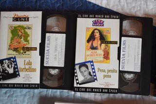 Lote 5 Películas VHS Lola Flores Cine Barrio