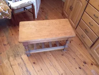 Set muebles de salón de madera de castaño macizo