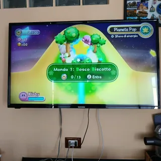 Nintendo Wii 5 Wiimote giochi Pokémon Mario kirby