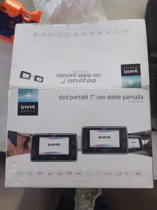 DVD portátil doble pantalla