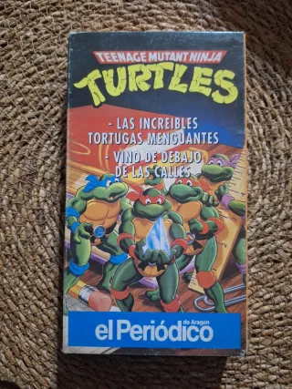 Lote 11 VHS Tortugas Ninja (Español)