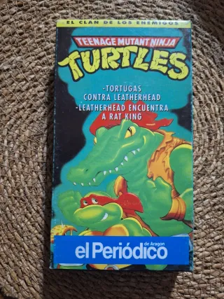 Lote 11 VHS Tortugas Ninja (Español)