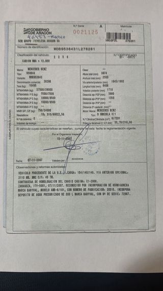 Hormigonera Mercedes Axor 3 Ejes