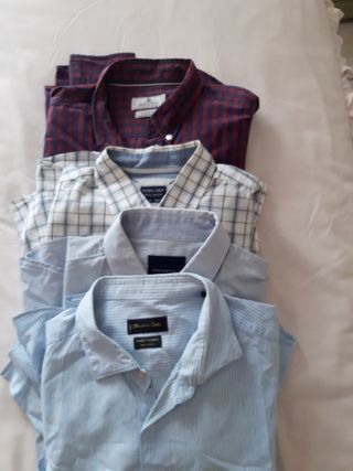 Lote 4 Camisas Hombre XL Varias Marcas
