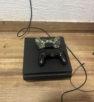 Consola Sony PS4 Slim Negra + 2 Mandos