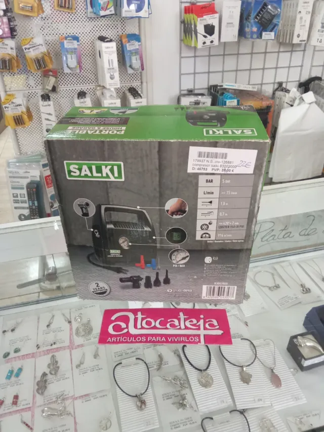 Compresor Salki 9300200 Portátil
