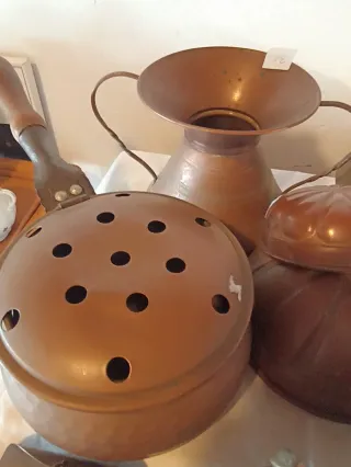 Lotto Rame Ottone Oggetti Decorativi