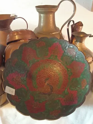 Lotto Rame Ottone Oggetti Decorativi