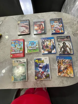 Lote Videojuegos PS2, PS4, Wii, DS